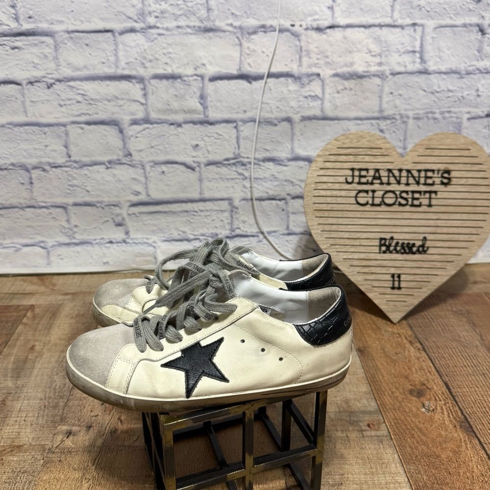 Golden goose “make it happen” sneakers green tongue - Picture 15 of 15